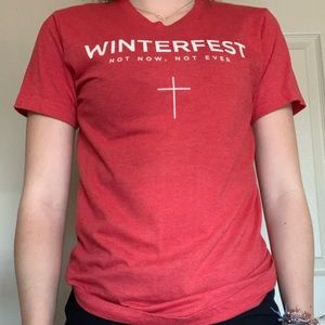 Small Red Winterfest T-Shirt